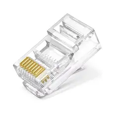 GENERICO - Conector RJ45 Cat6 Pack 100 Unidades