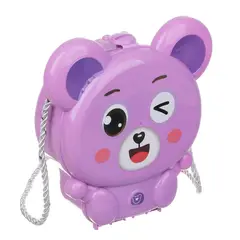 GENERICO - Cartera con Orejitas de Pet Shop de 19 Piezas en Morado