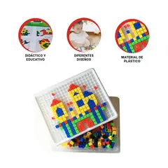 GENERICO - Pack2 Puzzle con Instrucciones para Niños Y+Regalo Stickers