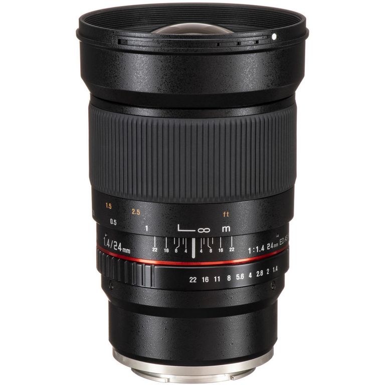 Rokinon 24mm f14 ED AS IF UMC Lente Para Sony E Montura - Negro