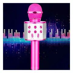 GENERICO - Pack4 Mic Funcional y Comodo de Usar en Color Fucsia