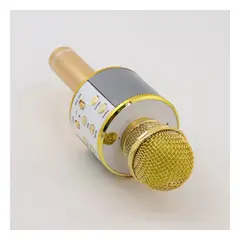 GENERICO - Pack4 Mic Comodo de Usar y Funcional en Color Dorado