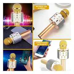 GENERICO - Pack6 Mic Comodo de Usar en Color Dorado Y+Regalo Agendita