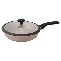 VALESKA - Sartén de Roca Volcánica VL-FPB20 Marrón