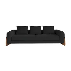 BH BARAKA HOME PREMIUM - Sofá Premium Asti - Negro