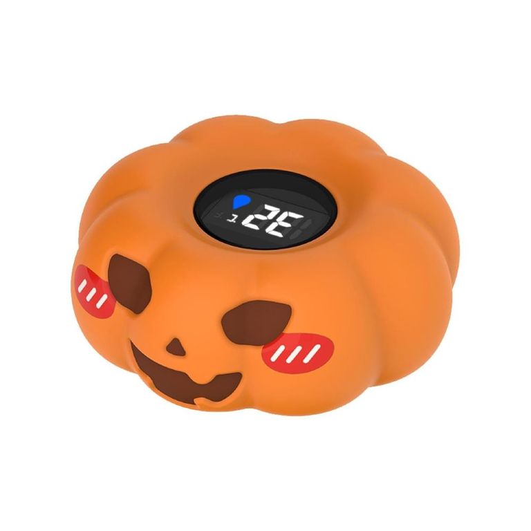 Termómetro de bañera en forma de calabaza Asrio con pantalla LED