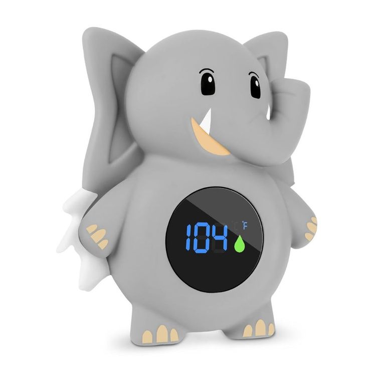 Termómetro de bañera en forma de elefante Asrio con pantalla LED