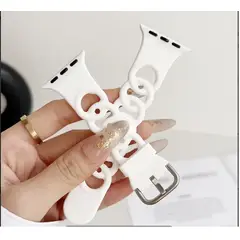 GENERICO - Correa Soft Trenzada para Apple Watch 44mm - Blanco