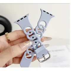 GENERICO - Correa Soft Trenzada para Apple Watch 45mm - Azul Cielo