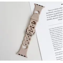 GENERICO - Correa Soft Trenzada para Apple Watch 44mm - BEIGE