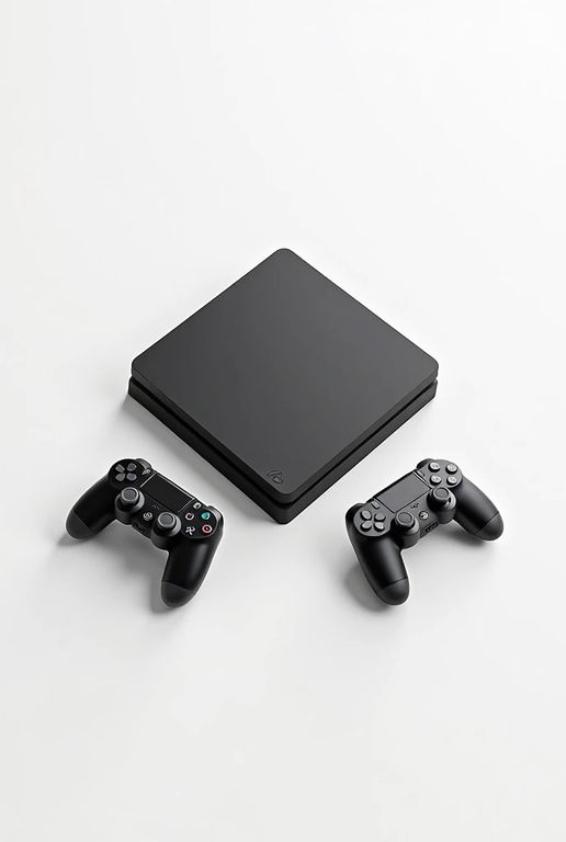 Play4 Slim 1TB Negro + 02 Mandos Reacondicionada