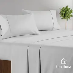 GENERICO - Juego de sábanas Cool House Evangelina antialérgico