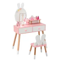 GENERICO - Tocador Infantil Hikary Rosa Petrox Home