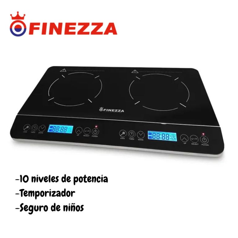 Cocina Eléctrica de Inducción de 2 hornillas