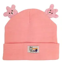 GENERICO - Gorro Bebé - Patita de Oso - Melon
