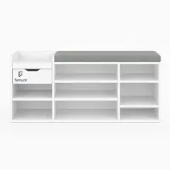 NACIONAL - Zapatera con asiento Acolchado - MAYPU