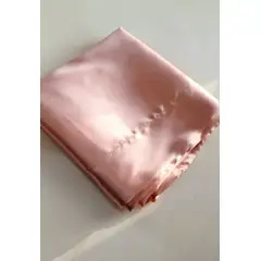 GENERICO - SET DOS FUNDAS DE SATIN PALO ROSA