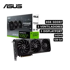 ASUS - Tarjeta Gráfica PRIME GeForce RTX™ 5060 Ti 8GB GDDR7