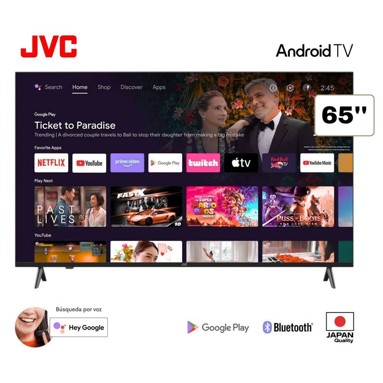 Televisor LED 65 " Ultra HD Android TV LT-65KB557