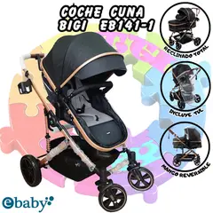 EBABY - COCHE MOISES - BIGI 141 GRIS-NUEVA PRESENTACION