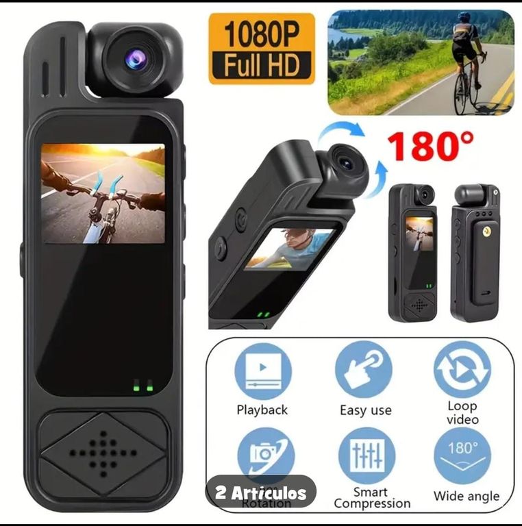 VIDEO CAMARA CORPORAL COLOR NEGRO