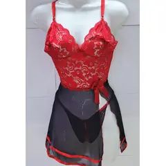 GENERICO - Pijama Baby Doll Siempre Lista Talla S a M Dealcoba