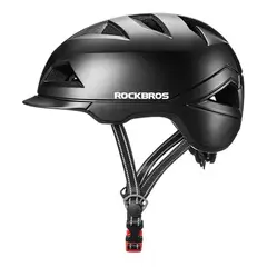 ROCKBROS - Casco bicicleta Urbano Certificado ligero TS-56 Negro