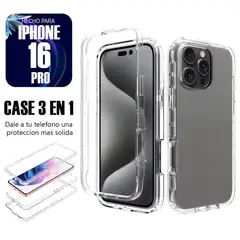 ASIA IMPORT - Case Triple es 3 en 1 Para Iphone 16 Pro