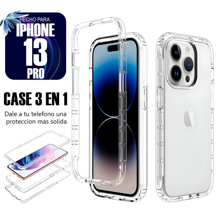 Case Triple es 3 en 1 Para Iphone 13 Pro