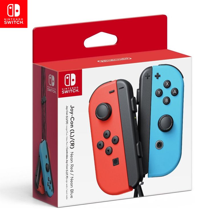 MANDO JOY CON NEON RED - NEON BLUE SWITCH