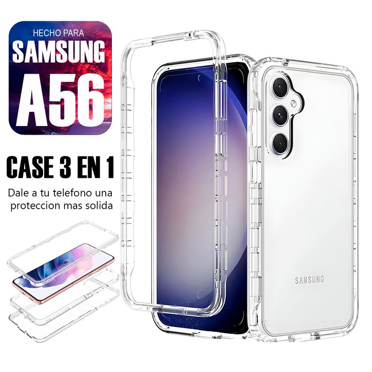Case Triple es 3 en 1 Para Samsung A56