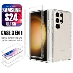 ASIA IMPORT - Case Triple es 3 en 1 Para Samsung S24 Ultra