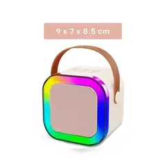 GENERICO - Pack4 Bocina Inalamrica con Micro Beige Y+Regalo Stickers