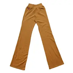 KINETIX - Pantalón Flare Jazz Algodón Toffee Mujer