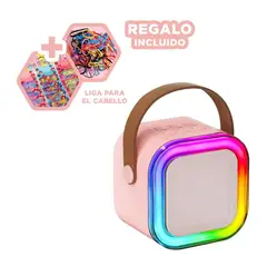 GENERICO - Altavoz Util para Reuniones en Rosado Y+Ligas de Regalo