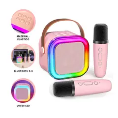 GENERICO - Pack6 Altavoz Util para Reuniones con Amigos en Rosado