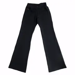 KINETIX - Pantalón Flare Jazz Algodón Negro Mujer