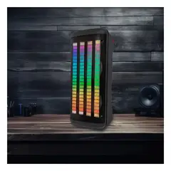 GENERICO - Pack2 Parlante con Microfono de 8pulg Y+Banderitas Adhesivas