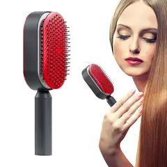 GENERICO - Peine Cepillo Desenredante Antifriz - Color Rojo