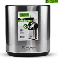 FACUSA - Porta Utensilios de Cocina Acero Inoxidable-