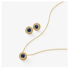 YANBAL - Colección ZAFIRA CRISTAL Baño de oro 24k