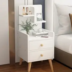 STARHOME - Velador Estilo Nórdico Staris Color Blanco