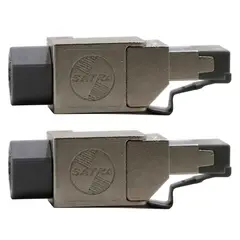 SATRA - 103040001-2 2-PACK PLUG CONECTOR RJ45 CAT6A Blindado
