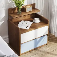 STARHOME - Velador Estilo Nórdico Ombra Color Duna y Blanco