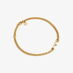 YANBAL - Pulsera Inicial F - Personalizada - DORADA