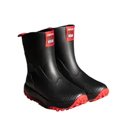 BLWOENS - Botas para lluvia Hombre - Rojo