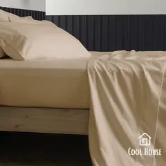 GENERICO - Juego de sábanas Cool House T-150 100% algodón