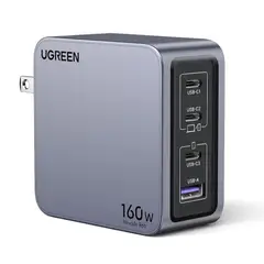 UGREEN - Cargador Nexode Pro 160W GaN 2x USB-C USB-A Slim X753 - 25876