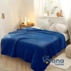 CASATEX - Manta Polar Antialérgica Delgada PREMIUM 2PLZ Azul