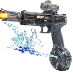 OVOTOUMI - Pitola de agua electrica LED de alta velocidad Negro